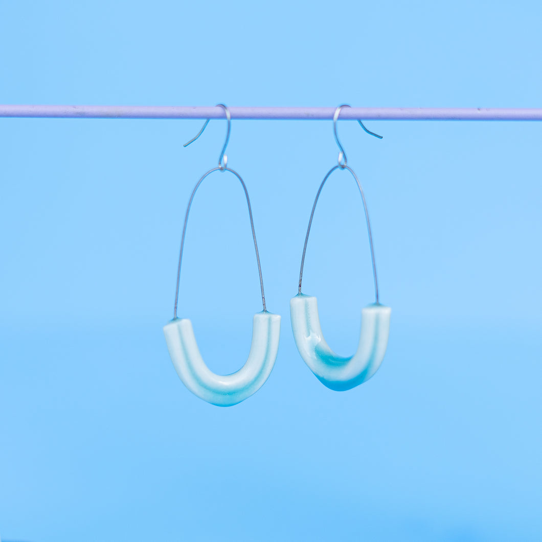 # 70 Blue U's : Earrings