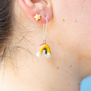 Rainbow Arch : Earrings : Small Kidney Hook Hardware