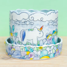 Load image into Gallery viewer, # 8 Unicorn + Flower : Large Planter
