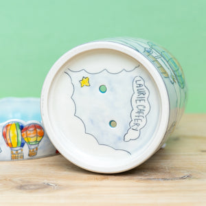 # 12 Unicorn Hot Air Balloon : Small Planter
