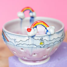 Load image into Gallery viewer, # 17 Unicorn and Rainbow  : Berry Bowl Colander
