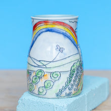 Load image into Gallery viewer, # 26 Greenhouse Garden : Wide Bottom Stein
