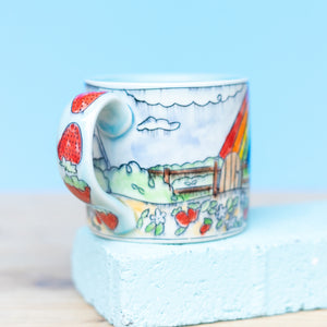 # 46 Greenhouse Garden + Strawberry Patch : Medium Mug