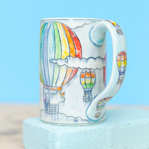 # 34 Hot Air Balloon Unicorn : Stein