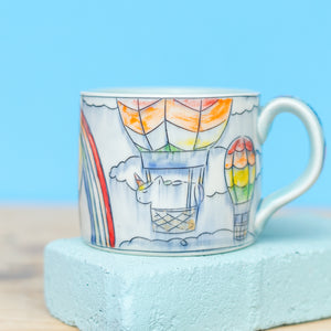 # 36 Unicorn Hot Air Balloon : Big Mug