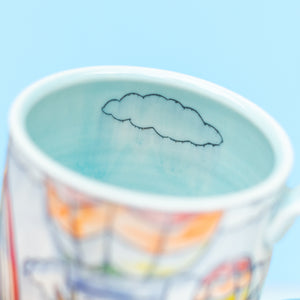 # 36 Unicorn Hot Air Balloon : Big Mug