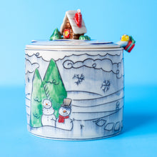 Load image into Gallery viewer, # 11 Winter Cabin : Sugar Jar
