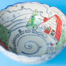 Load image into Gallery viewer, # 14 Cabin Winter : Medium Serving Bowl
