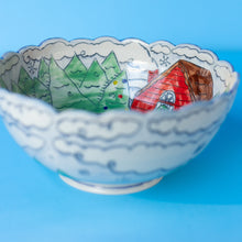 Load image into Gallery viewer, # 14 Cabin Winter : Medium Serving Bowl
