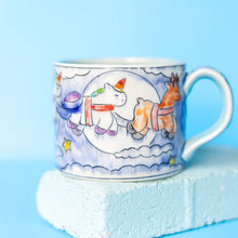 Load image into Gallery viewer, # 16 Santa, Rudolph and Unicorn : Big Mug
