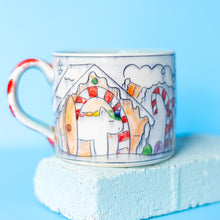 Load image into Gallery viewer, # 17 Unicorn Gingerbread Big Mug : Big Mug
