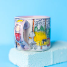 Load image into Gallery viewer, # 21 Pottery Studio Cat : Big Mug
