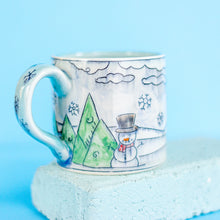 Load image into Gallery viewer, # 28 Winter Cabin : Medium Mug
