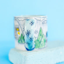Load image into Gallery viewer, # 28 Winter Cabin : Medium Mug
