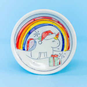 # 65 Unicorn Santa : Ring Dish