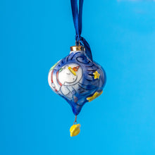 Load image into Gallery viewer, # 74 Unicorn Astronaut in Space : Medium bulb Ornament

