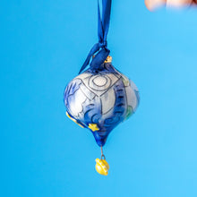 Load image into Gallery viewer, # 74 Unicorn Astronaut in Space : Medium bulb Ornament
