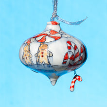 Load image into Gallery viewer, # 87 Gingerbread Airstream : Large Bulb Ornament
