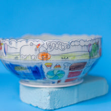 Load image into Gallery viewer, Unicorn Trick or Treating : Medium Serving Bowl
