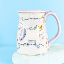 Load image into Gallery viewer, # 40 Unicorn : Wide Bottom Stein
