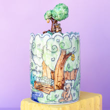 Load image into Gallery viewer, # 3 Waterfall n Forest Animals (Bear and Bunny) : Jar
