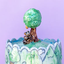 Load image into Gallery viewer, # 3 Waterfall n Forest Animals (Bear and Bunny) : Jar
