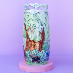 # 7 Forest (Bear n Honeybee): Cutout Vase