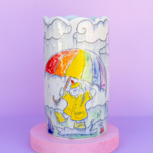 # 9 Unicorn's Rainy Day : Small Vase