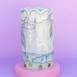 # 9 Unicorn's Rainy Day : Small Vase