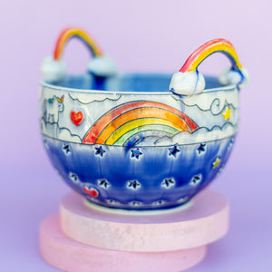 # 16 Unicorn & Rainbow  : Berry Bowl