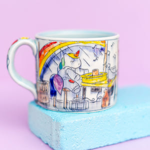# 43 Unicorn Pottery Studio : Big Mug