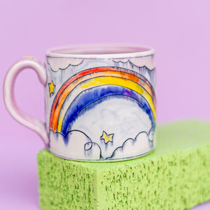 # 49 Unicorn Rainbow : Medium Mug