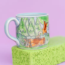Load image into Gallery viewer, # 50 Forest (Baby Deer &amp; Squirrel)  : Medium Mug
