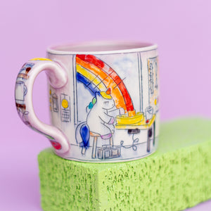 # 51 Unicorn Pottery Studio : Medium Mug