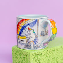 Load image into Gallery viewer, # 54 Pottery Studio Unicorn : Medium Mug
