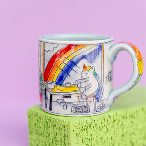 # 54 Pottery Studio Unicorn : Medium Mug