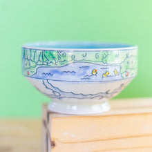 Load image into Gallery viewer, # 14 Fawn n Duckling Woodland Creature : Soup Bowl
