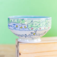 Load image into Gallery viewer, # 14 Fawn n Duckling Woodland Creature : Soup Bowl
