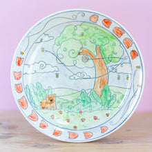 Load image into Gallery viewer, # 22 Bear n Honeybee Woodland Creature : Dinner Plate
