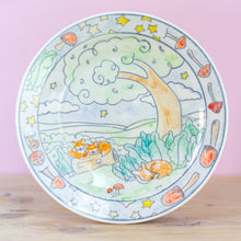 Load image into Gallery viewer, # 23 Fox n Fawn Woodland Creature : Dinner Plate
