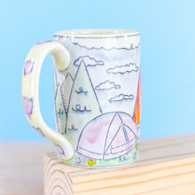 Load image into Gallery viewer, # 37 Tent Camping : Stein Mug
