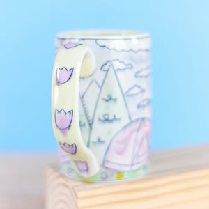 # 37 Tent Camping : Stein Mug