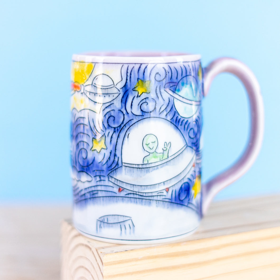 # 38 Space Alien : Stein Mug