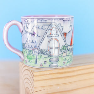 # 42 Cottage n Butterfly : Big Mug