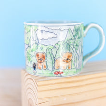 Load image into Gallery viewer, # 43 Bear Waterfall Woodland Creature : Big Mug

