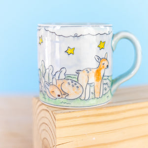 # 47 Baby Deer Woodland Creature : Medium Mug