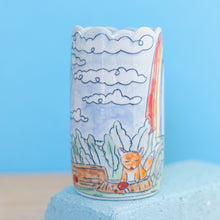 Load image into Gallery viewer, # 10 Foxes Woodland Creatures : Small Vase
